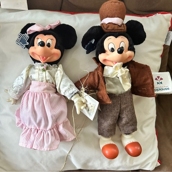 Mickey and Minnie Mouse Vintage Plush Collectables - Picture 1 of 3